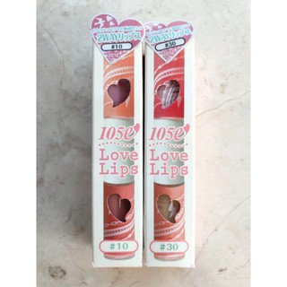 ลิปกลอส 105e Love Lips 2way ลิปกลอส 2 สีในแท่งเดียว