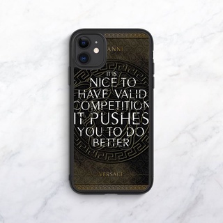 เคสโทรศัพท์มือถือ ป้องกันกระแทก ลาย VERSACE สําหรับ IPhone 14 Plus 13 Pro Max 12 Mini XS Max