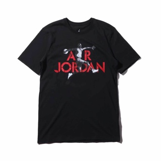 ขายดี เสื้อยืดแขนสั้นลําลอง ลายฉลุ Jordan JSW AA1881 010 MMhkai00JMmgch34 สไตล์คลาสสิก สําหรับผู้ชาย