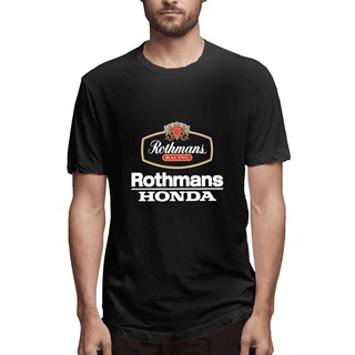 เสื้อท็อป แบบนิ่ม พิมพ์ลาย Rothmans Honda Motor Bike Le Mans สําหรับผู้ชาย