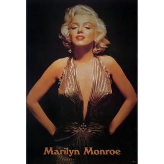 โปสเตอร์ รูปถ่าย ดารา หนัง มาริลิน มอนโร Marilyn Monroe (1945-62) POSTER 21”x30” Inch American Actress Model V1