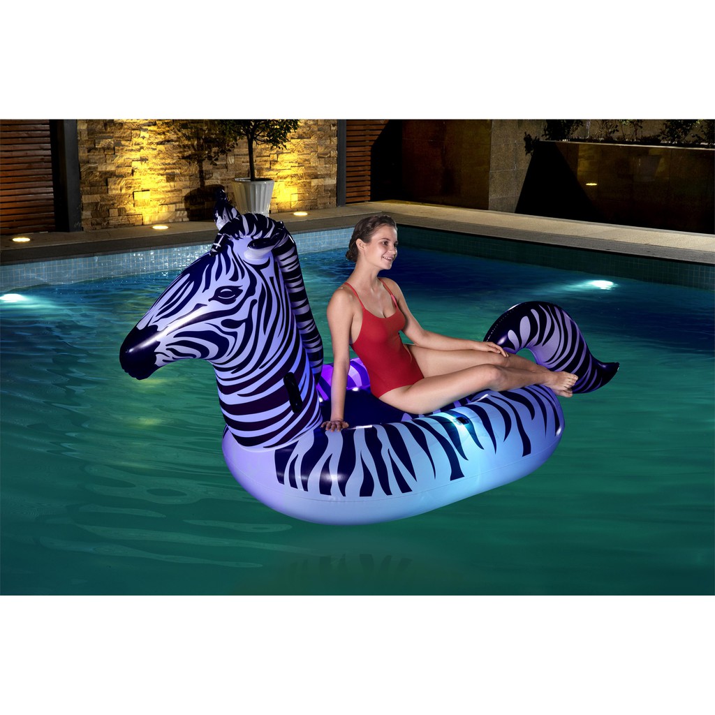 (สินค้าพร้อมส่ง) แพม้าลาย แพแฟนซี แพยาง แพแฟนซีลายม้าลาย Bestway Zebra ...