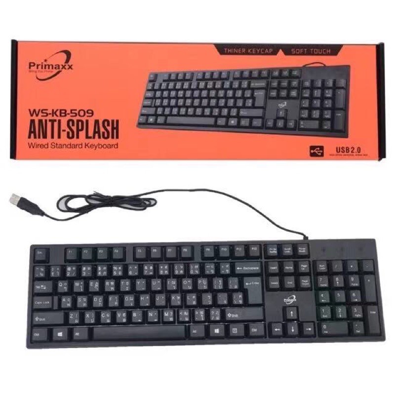 primaxx-ws-kb-509-คียบอร์ดเกมมิ่ง