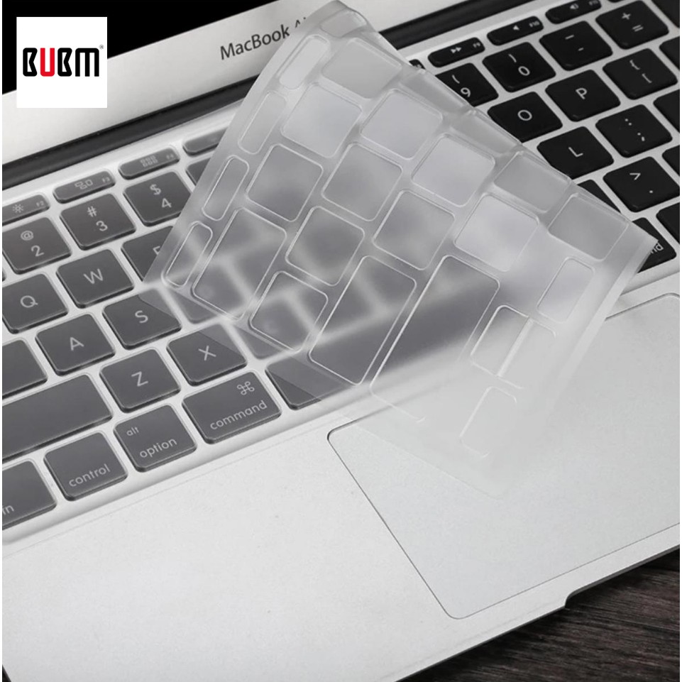 bubm-tpu-keyboard-cover-แผ่นปิดหน้าคีย์บอร์ด-สำหรับ-macbook-air-11-6-macbook-12-clear