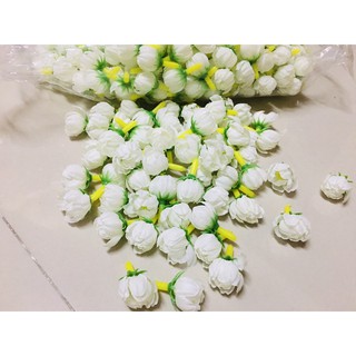 ดอกมะลิแย้มสีขาว (ดอกมะลิตูมสีขาว) ดอกมะลิ50ดอก39บาท