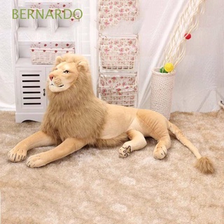 Bernardo หมอนตุ๊กตาสิงโตจําลอง ขนาดใหญ่ พร็อพถ่ายภาพ ของเล่นสําหรับเด็ก