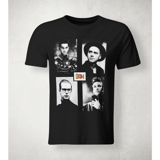 เสื้อยืด ผ้าฝ้าย 100% พิมพ์ลายโปสเตอร์ Depeche Mode สําหรับผู้ชาย
