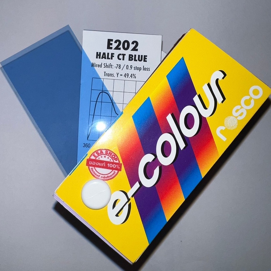 Rosco Filters E202 1/2 Ct Blue 1 ROLL | Shopee Thailand