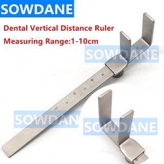 Dental Orthodontic Rulers Material Dental Vertical Distance Caliper Measuring Ruler Caliper stainless steel measuring ru