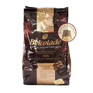 (Bel 80%) เบลโคลาด ดาร์ค ช็อคโกแลตกูแวร์ตูร์ 80%/ Belcolade Dark Chocolate Couverture 80% / 1Kg