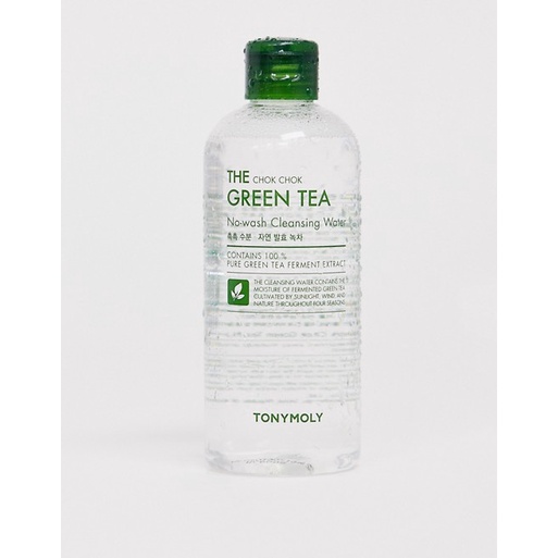 สินค้าของแท้-พร้อมส่ง100-tony-moly-the-chok-chok-green-tea-no-wash-cleansing-water-300ml