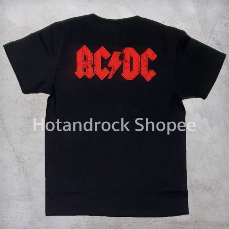 เสื้อยืดผ้าฝ้ายพรีเมี่ยม-เสื้อยืดวงสีดำ-ac-dc-tdm-1777-hotandrock