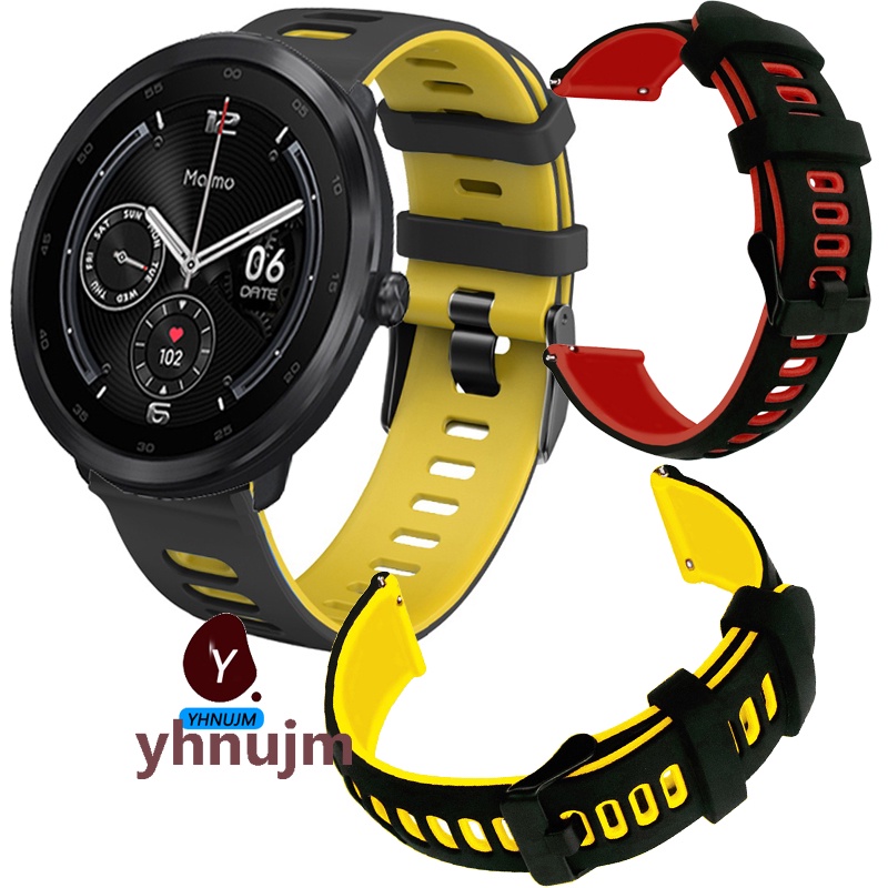ราคาและรีวิวMaimo Watch R สายนาฬิกาข้อมือซิลิโคน สายสมาร์ทวอทช์ สายนาฬิกาสมาร์ทวอทช์ Maimo Smart Watch R GPS สมาร์ทวอทช์ เปลี่ยนได้
