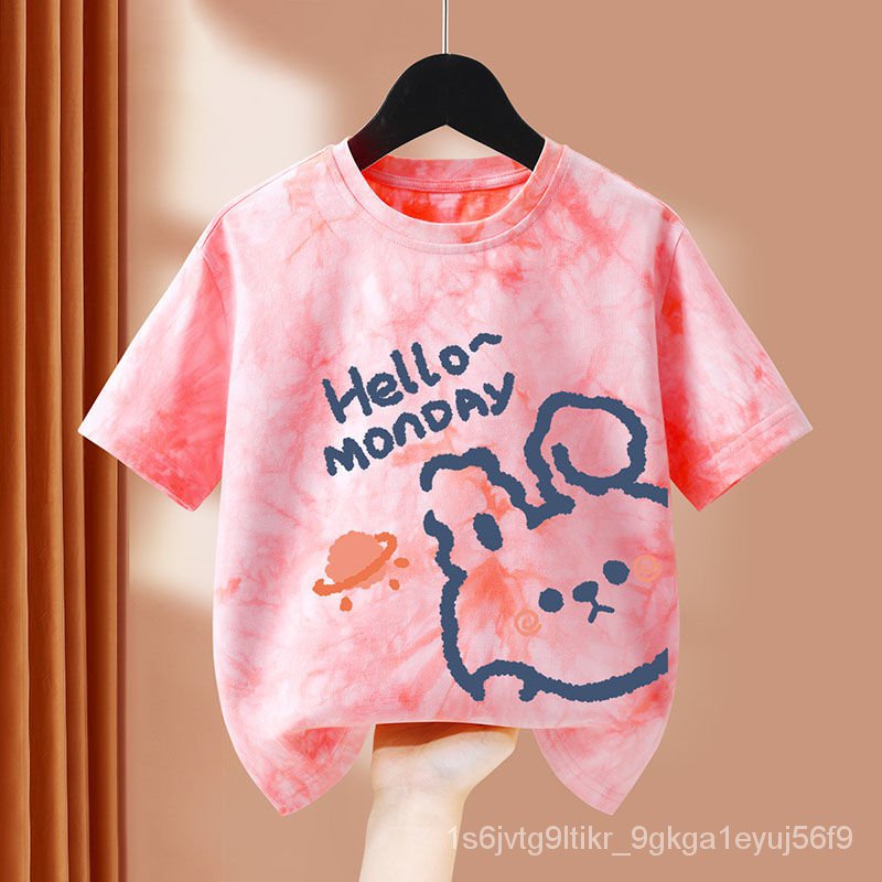 เสื้อผู้หญิงยี่ห้อใหม่เกาหลีฤดูร้อน-2023-เสื้อยืดลายการ์ตูน
