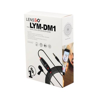 ไมโครโฟน LENSGO LYM-DM 1  Lavalier Microphone For Camera&amp;Smartphone