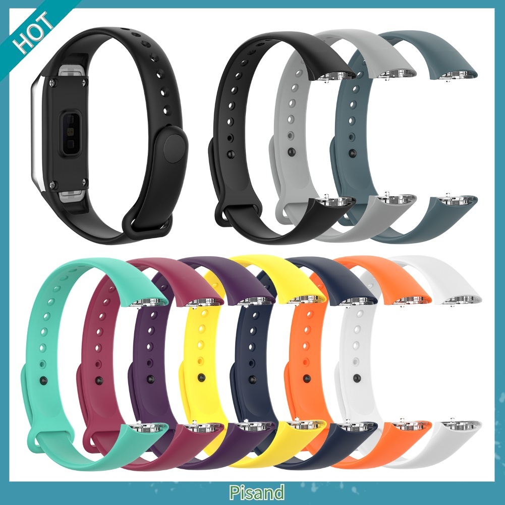 ☮pi สายนาฬิกาข้อมือ ซิลิโคนนิ่ม แบบเปลี่ยน สําหรับ Samsung Galaxy Fit