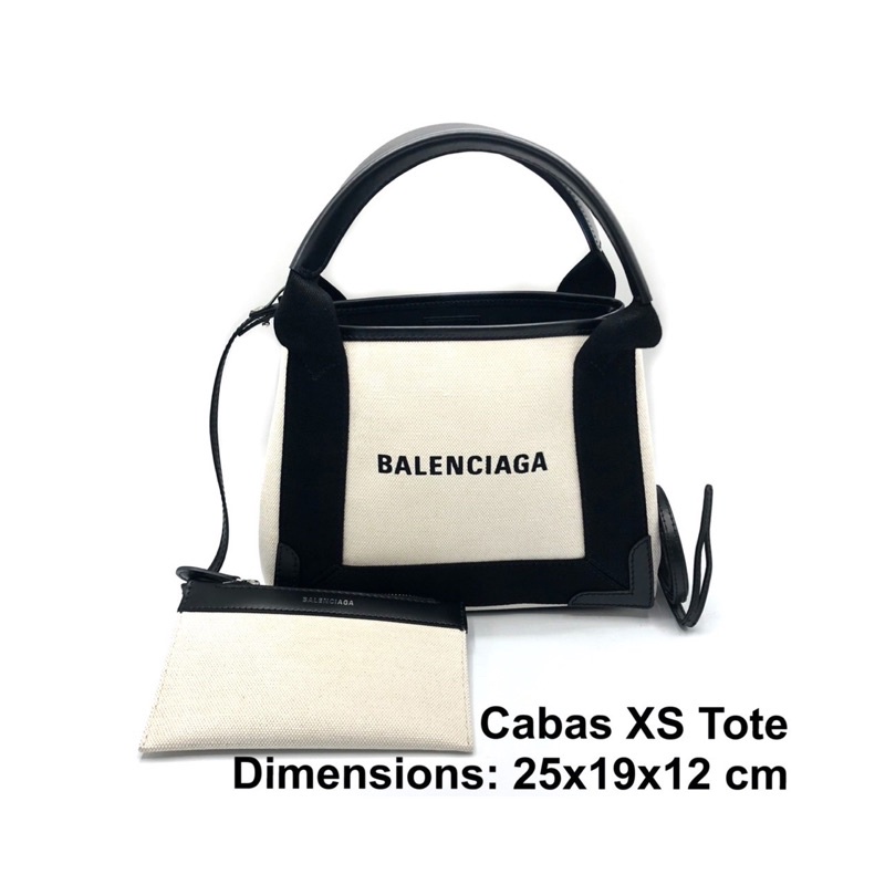 Balenciaga cabas xs size sale