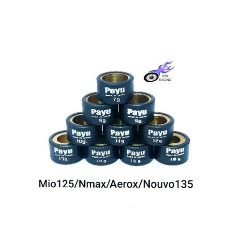 ภาพหน้าปกสินค้าเม็ดตุ้มถ่วงน้ำหนัก YAMAHA (Mio125 , Nmax , Aerox , Nouvo135) Payu 7 - 16 กรัม