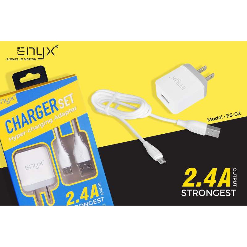 enyx-es-02-hyper-charging-2-4a-ชุดชาร์จ-type-c-รองรับ-fast-charge-ของแท้-มีประกัน