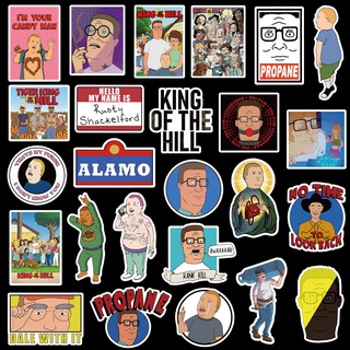 พร้อมส่ง King of the Hill Sticker USA สติกเกอร์กันน้ำรูปแบบที่แตกต่างกัน 50ชิ้น