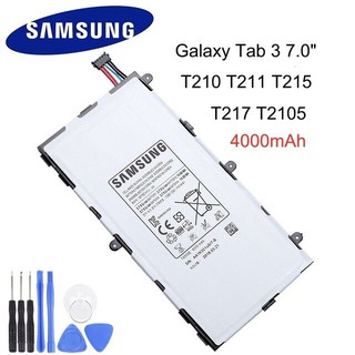 แบตเตอรี่ Original Samsung GALAXY Tab3 7.0 T210 T211 T4000E T2105 T217a T4000C T4000U 4000mAh