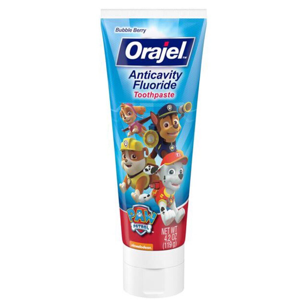 ยาสีฟันปราศจากฟลูออไรด์สำหรับเด็ก-orajel-toddler-fluoride-free