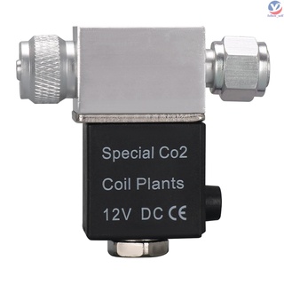 【Self】วาล์วโซลินอยด์สําหรับตู้ปลา Co2 ระบบควบคุมอุณหภูมิ Dc 12V เชื่อมต่อเอาท์พุต M10X1 หัวเดียวเดี่ยว