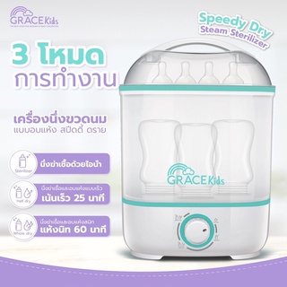 สินค้า Grace Kids เครื่องนึ่งขวดนม รุ่น Speedy Dry Steam Sterilizer