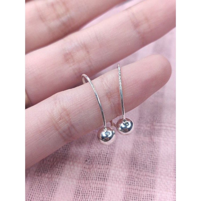 ส่งฟรีไม่ต้องมีโค๊ดลด-ต่างหูเงินแท้-92-5-ปีกนางฟ้า-marcasite-หมุดกลม-8-มม-ตุ้งติ้งหมุด6-มม