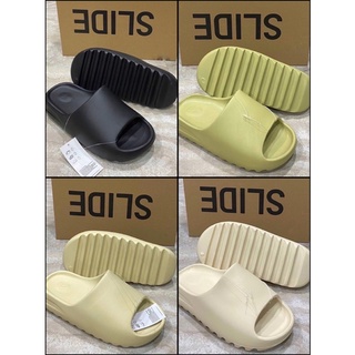 💥สินค้าขายดีประจำร้าน💥 รองเท้าแตะ Yeezy slide เบานุ่ม ใส่สบาย พื้นโลโก้พร้อมกล่อง ‼️ สินค้ามีพร้อมส่งในไทย