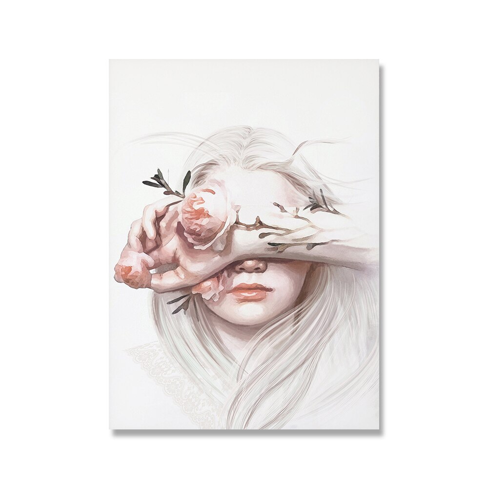 ภาพวาดผ้าใบ-พิมพ์ลายดอกไม้-สำหรับตกแต่งบ้าน