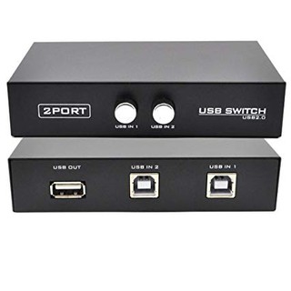 ภาพขนาดย่อของภาพหน้าปกสินค้า2 Ports USB 2.0 Sharing Switch Switcher Adapter Box For PC Scanner Printer New จากร้าน tmy.shop บน Shopee