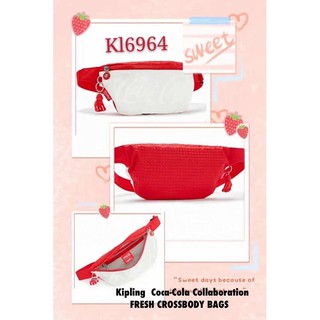 💕Kipling  Coca-Cola Collaboration FRESH CROSSBODY BAGS