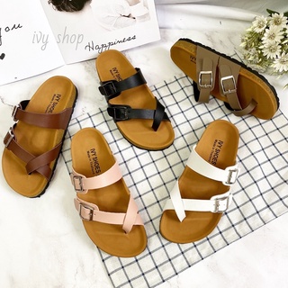 ภาพขนาดย่อของสินค้าพิมพ์โค้ด 12IVYSH ลดเพิ่ม 15% พร้อมส่ง  IVY SHOES รองเท้าไบเก้น แบบหูหนีบไขว้ 2 เส้น มาใหม่ งานสวย ตรงปกจ้า