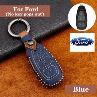 【Ready stock】เคสกุญแจรีโมทรถยนต์สําหรับ For Ford Focus / Fiesta / EcoSport (Smart Key)