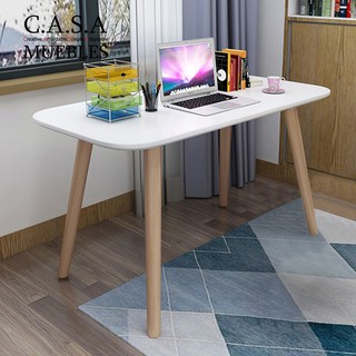 💐FINSSO💐: โต๊ะสีเหลี่ยมขอบโค้งมน  (Eames Round Edged Table / Dining / Desk / Study)