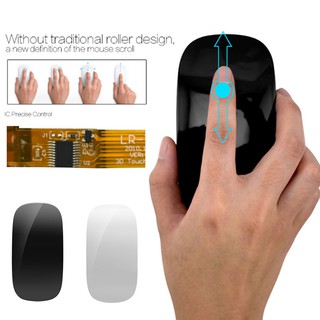 ❤ ❤ Magic Touch Mouse 2.4 GHz 12000 DPI เมาส์ไร้สายสำหรับ Windows Mac