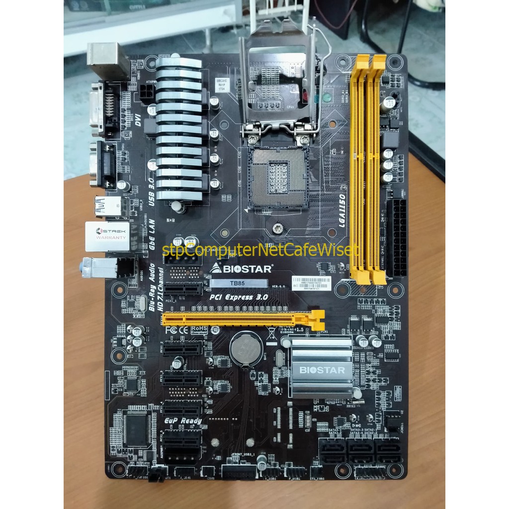 เมนบอร์ด H81 TB85 Socket 1150 สภาพดี ใช้งานปกติ | Shopee Thailand