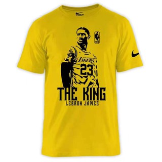 เสื้อคนอ้วนผญ - NIKE 23LeBron เจมส์ คอตตอน เสื้อยืดแขนสั้นแฟชั่นผู้ชาย