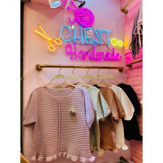 👚 CHEST 🌈รุ่นเข็มกลัดหมี ไซร์สาวอวบ มีทั้งหมด 5 สี  แจ้งสีที่ต้องการในแชทได้เลยค่ะ อก 38-48