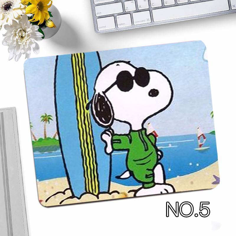 ภาพสินค้าแผ่นรองเมาส์พิมพ์ลายการ์ตูน Snoopy ป้องกันการลื่นสําหรับคอมพิวเตอร์ จากร้าน haohao1.th บน Shopee ภาพที่ 5