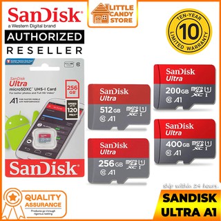 Ultra A1 (512GB/400GB/256GB/200GB) Micro SD Card 120MB/s Class 10 Memory Card SDHC SDXC