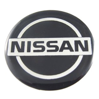 สติกเกอร์ติดดุมล้อ Nissan ขนาด 70mm. 1 ชุดมี 4 ชิ้น