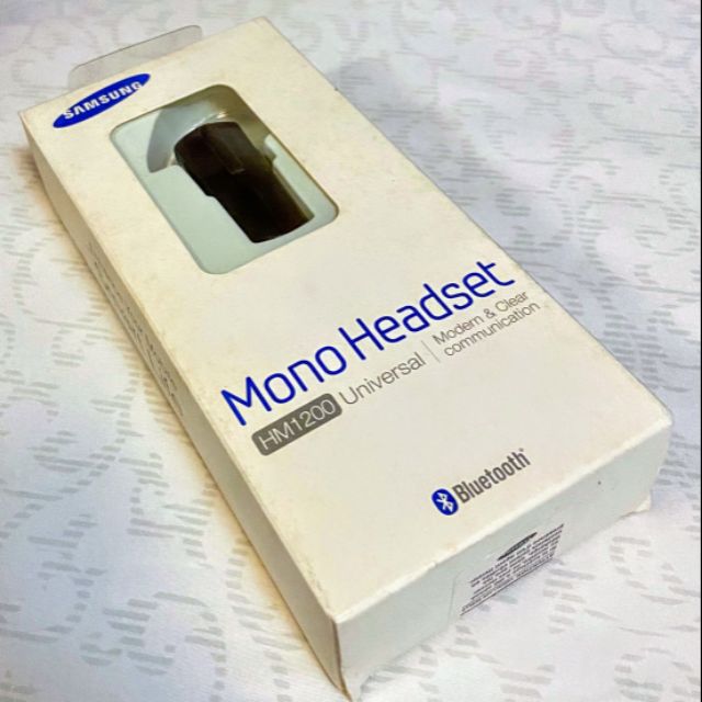 หูฟัง Smalltalk Samsung Bluetooth Mono Headset HM1200 ใหม่ | Shopee Thailand