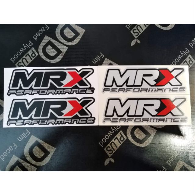 สติ๊กเกอร์ MRX Performance งานตัดไดรคัท3Mสะท้อนแสง | Shopee Thailand