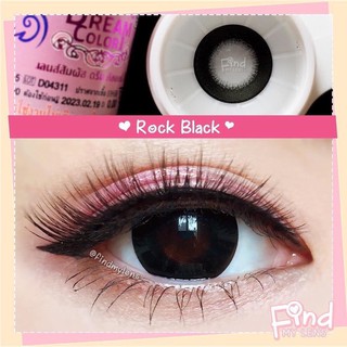 Rock Black (2) บิ๊กอาย สีดำ ดำ สายแบ๊ว ใส่สวย น่ารักสดใส Dream Color1 Contact Lens Bigeye คอนแทคเลนส์ ค่าสายตา สายตาสั้น