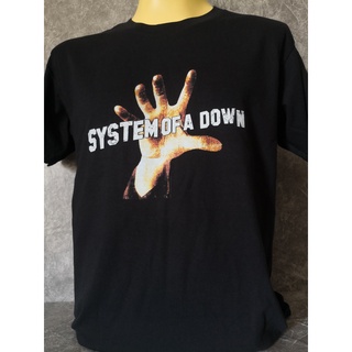 เสื้อยืดโอเวอร์ไซส์เสื้อวงนำเข้า System Of A Down Toxicity Nu Metal Limp Bizkit Korn Papa Roach P.O.D. Coal Chamber Styl