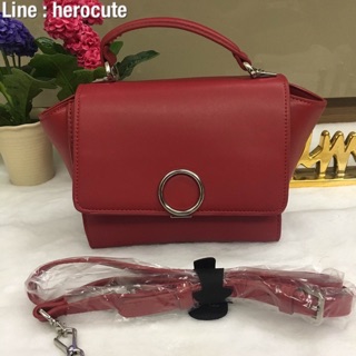 CHARLES &amp; KEITH MINI PUSH-LOCK TRAPEZE BAG 2017 ส่งฟรีEMS