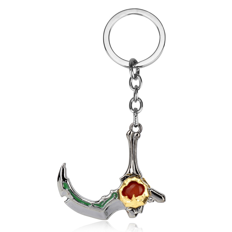 อะนิเมะเกม Dota 2 อาวุธพวงกุญแจอาวุธ Key Chain รถ Butcher Dragon Talon ...