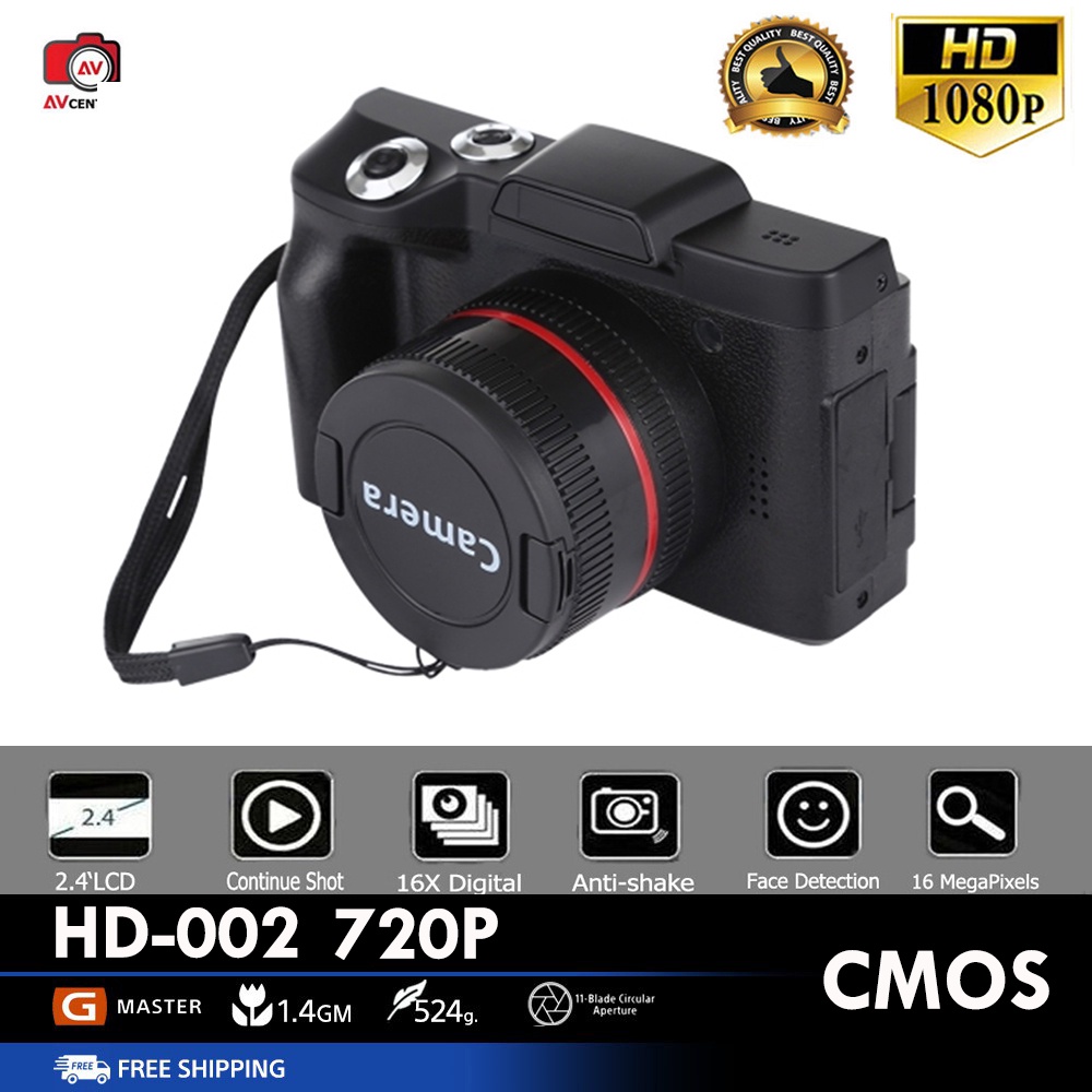 ภาพหน้าปกสินค้ากล้องดิจิตอลซูมดิจิตอล Full HD1080P 16x กล้อง HD ระดับมืออาชีพกล้องวิดีโอวิดีโอบล็อกกล้องวิดีโอความละเอียดสูง
